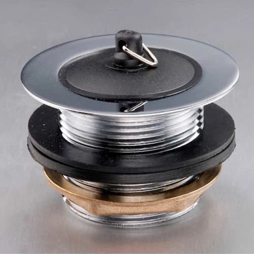GIO Bath Waste 40mm with Plug - Chrome