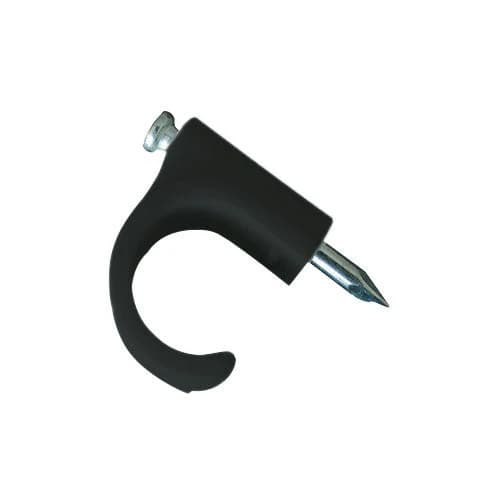 Tradeprice Conduit Clip Round 20mm - Black (100)
