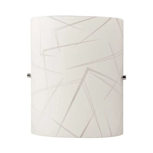 Bright Star Corner Patterned Glass Wall Light
