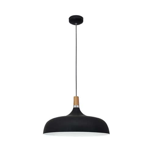 Bright Star Metal Pendant With Wood