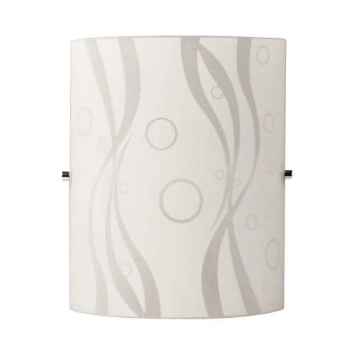Bright Star Sea Patterned Glass Wall Light