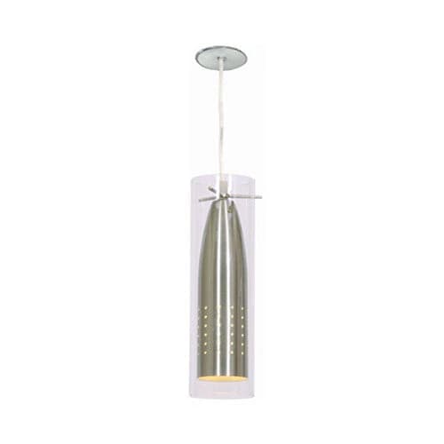 Bright Star Single Tall Pendant with Clear Glass