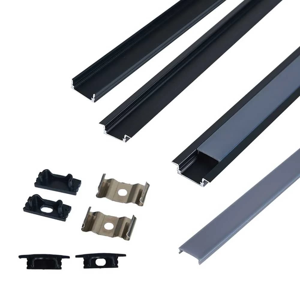 PioLED Slim27/28 Opal Cover 2m - Black