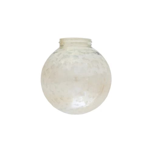 Tradeprice Glass Bowl 200mm - Amber Iced