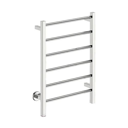 Bathroom Butler Contour 6 Bar Straight PTS Heated Towel Rail 530mm