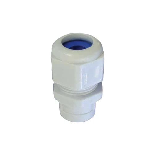 MATelec Conduit Gland No. 0 - White / Blue Grommet