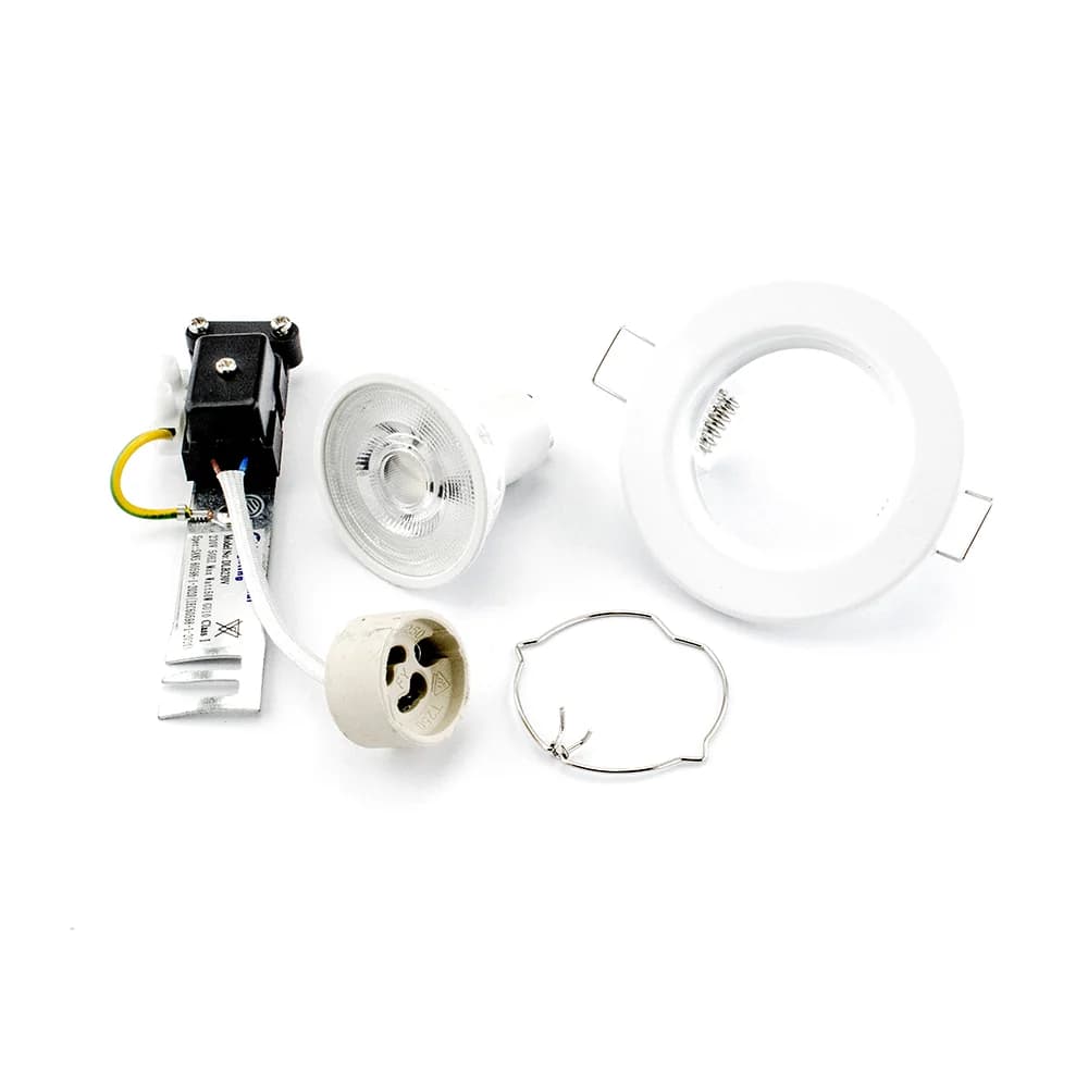Tradeprice Recessed Downlight Kit 5W 80mm - White