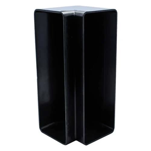 Decorduct 2 Compartment Interior & Exterior Bend Black