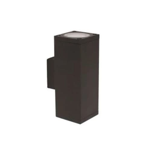 Regent Echo Double Up & Down Wall Light - Black