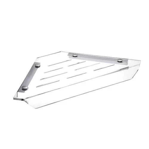Stunning Bathrooms Fold Up Corner Shower Seat - Clear