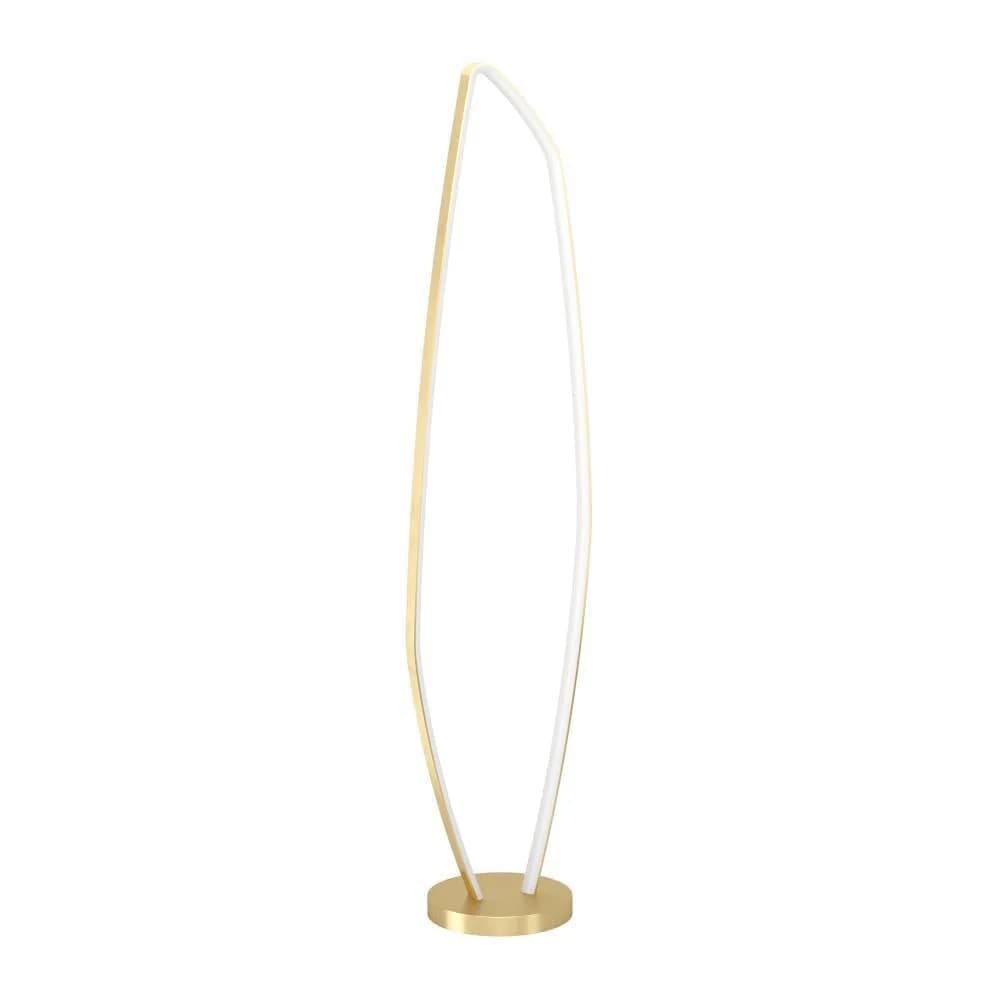 EGLO Vallerosa Dimmable Floor Light 3000K 3400lm - Brushed Brass