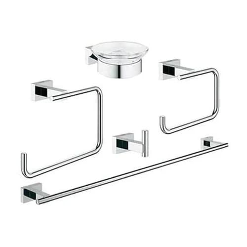 GROHE Essentials Cube 5 Piece Accessory Set