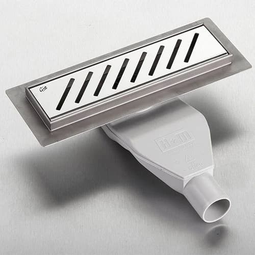 GIO Zonda 250 Polished Shower Channel - Chrome
