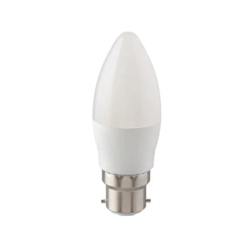 Eurolux LED Candle Bulb B22 7W 460lm 3000K - Opal