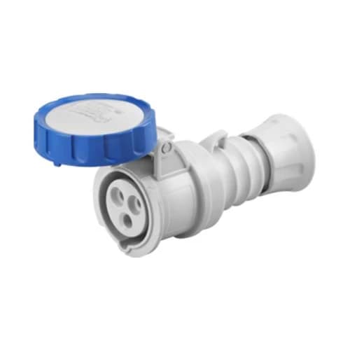 Gewiss Straight Connector IP67 2P+E 230V 32A 6H