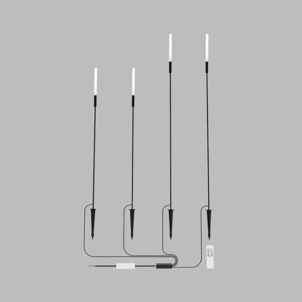 Bright Star Garden Spike Kit - Black