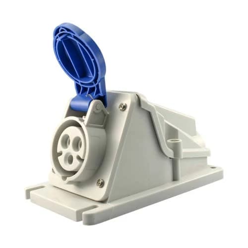 Gewiss 3 Pin Single Socket IP44 16A