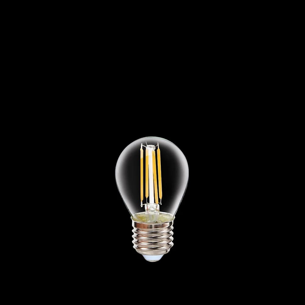K. Light LED Filament Golf Ball Bulb G45 E27 4W 2700K