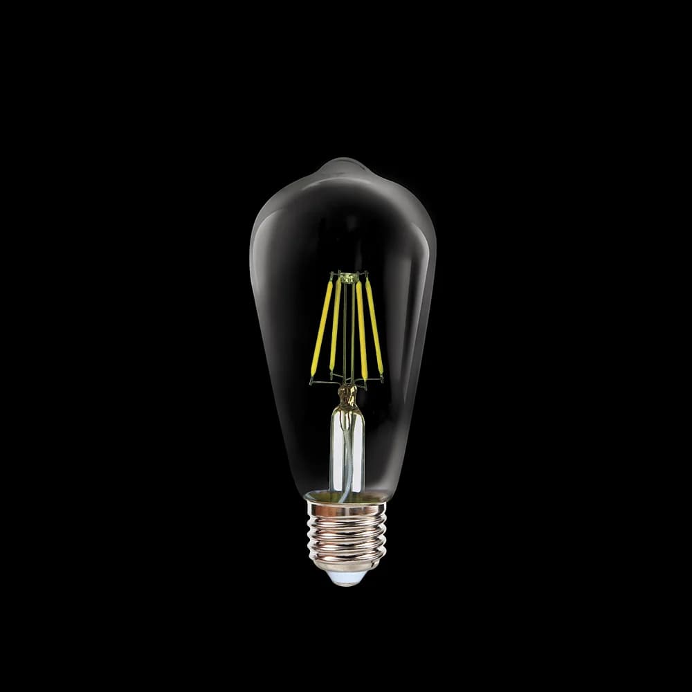 K. Light LED Filament Balloon Bulb T64 E27 4W 6500K