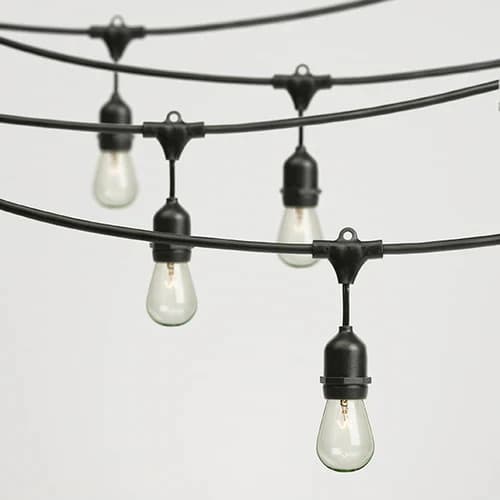 Hoi P'loy Festoon Lights - Black