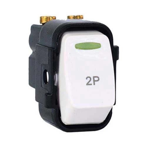 CBi PVC Switch Module Insert 2P 20A - White