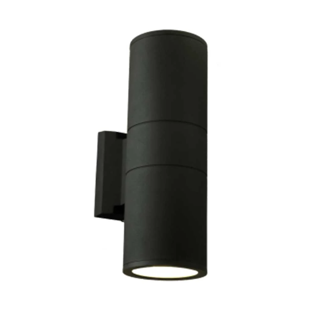 Bright Star Up & Down Outdoor Wall Light - Black