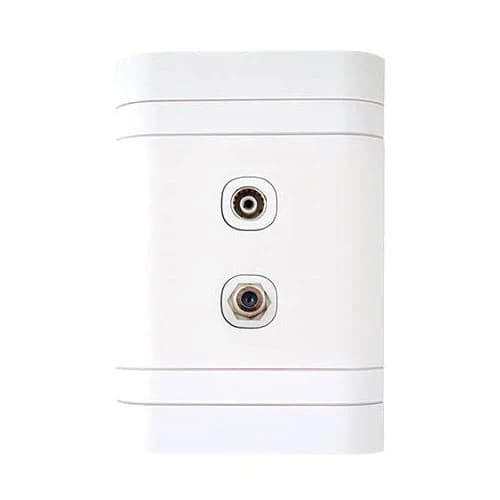Lesco Cover Strip Satellite TV Socket 4x2