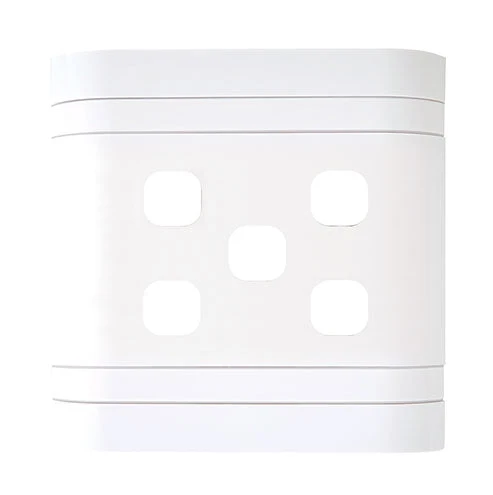 Lesco Cover Strip Cover Plate 5 Module 4x4