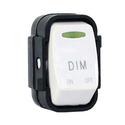 CBi PVC Dimmer Switch Module Insert - White