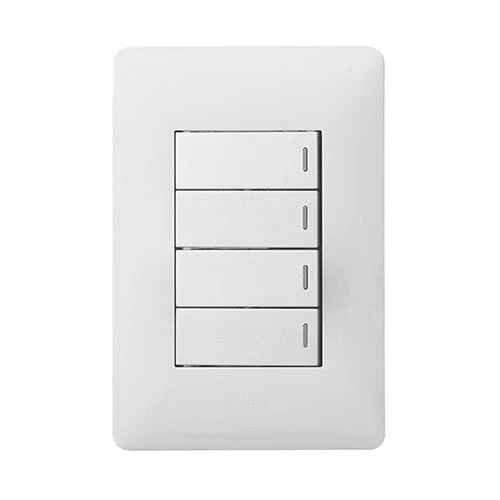 Legrand Ysalis 4 Lever 1-Way Light Switch 4x2