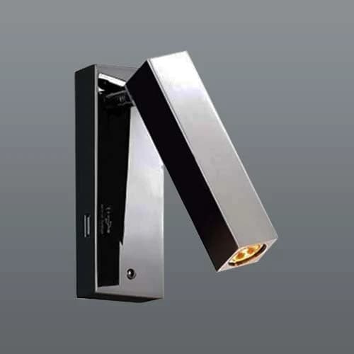 Spazio Loca USB Reading Light 3000K - Polished Stainless Steel