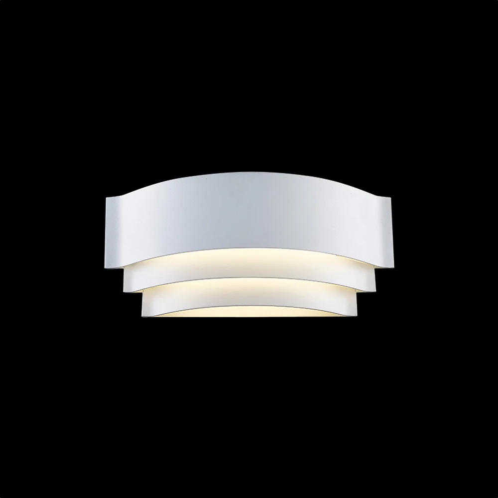 K. Light Medium 3-Step Wall Light LED 6W 3000K - White