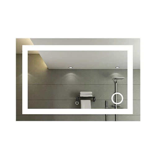 Bright Star Rectangular LED Mirror with Touch Switch 22W 4000K