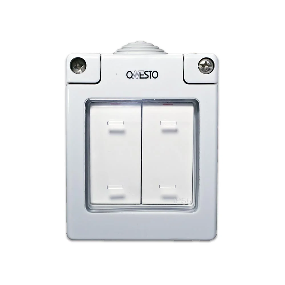 Onesto Matrix 2 Lever 1-Way Switch in Enclosure IP55