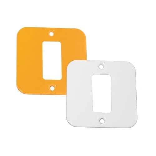 VETi Metal Glad Cover Plate Single Vertical Module 3x3
