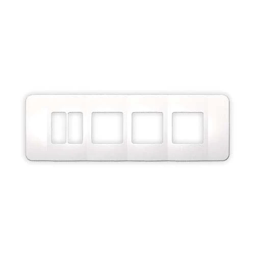 VETi 1 Omni Cluster 2 Vertical & 3 Wide Module Cover Plate - White Trim