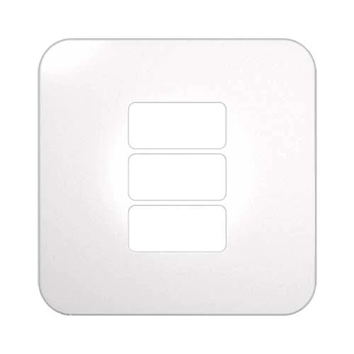 VETi 1 3 Horizontal Module Cover Plate 4x4 - White Trim