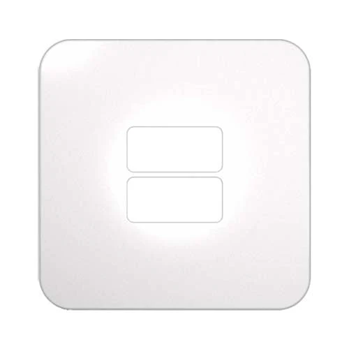 VETi 1 2 Horizontal Module Cover Plate 4x4 - White Trim