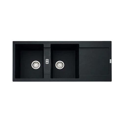 Franke Maris MRG621 Fragranite Double Bowl Inset Sink 500x1160mm - Onyx