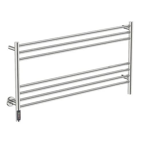 Bathroom Butler Natural 7 Bar Straight TDC Heated Towel Rail 1100mm