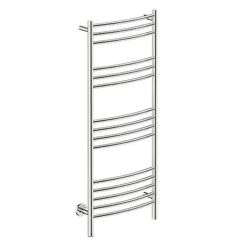 Bathroom Butler Natural 15 Bar Curved PTS Heated Towel Rail 500mm
