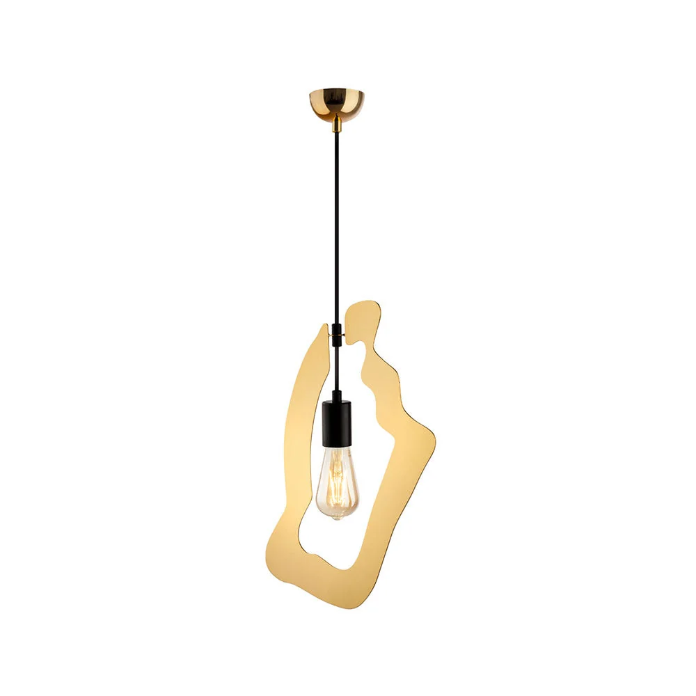 DARK Outline Small Pendant