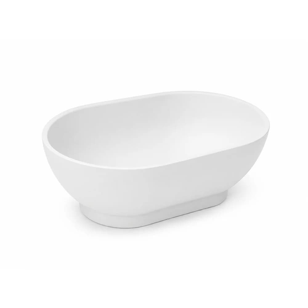 Two Tone Stone Ovale Countertop Vanity Basin