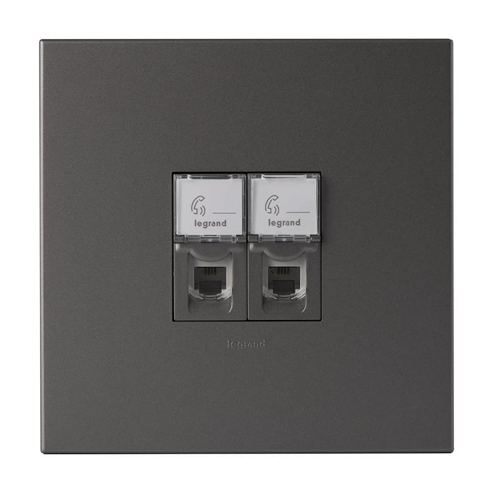 Legrand Arteor Double Telephone Socket 4x4