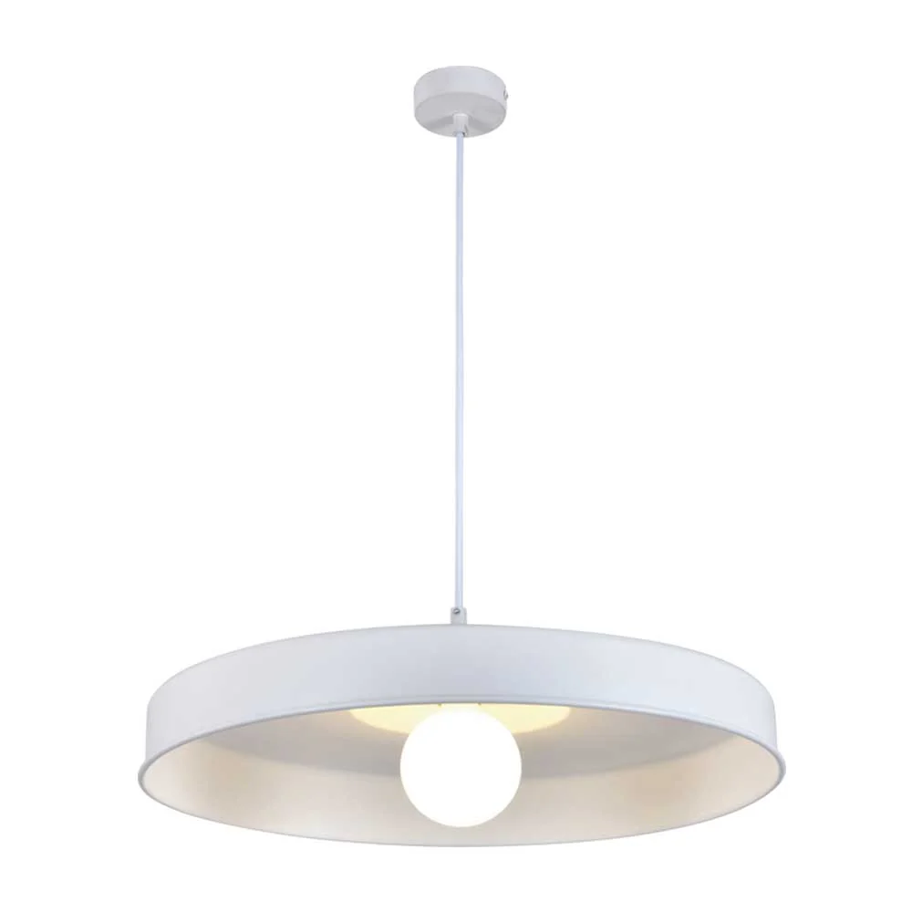 Bright Star Metal Cord Pendant 40W - White