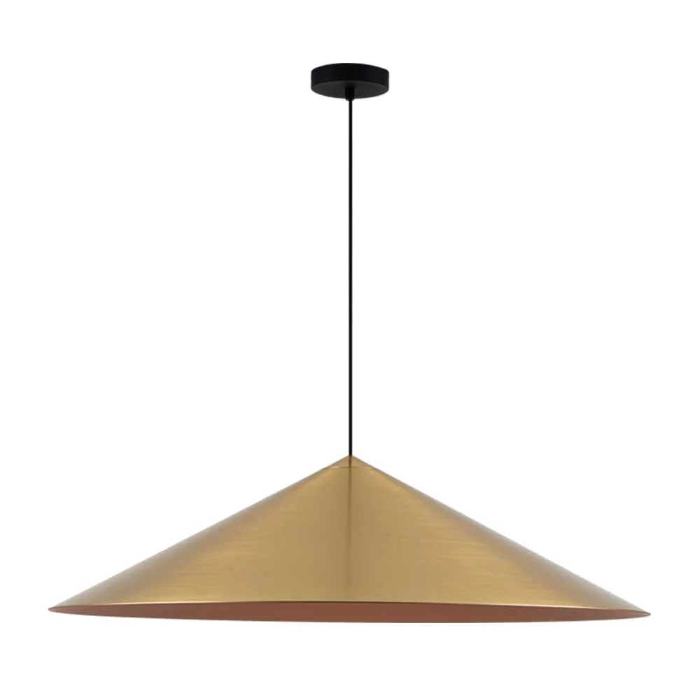 Bright Star Aluminium Pendant 40W - Gold