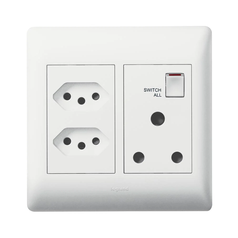 Legrand Ysalis RSA 2 Slimline Socket 4x4