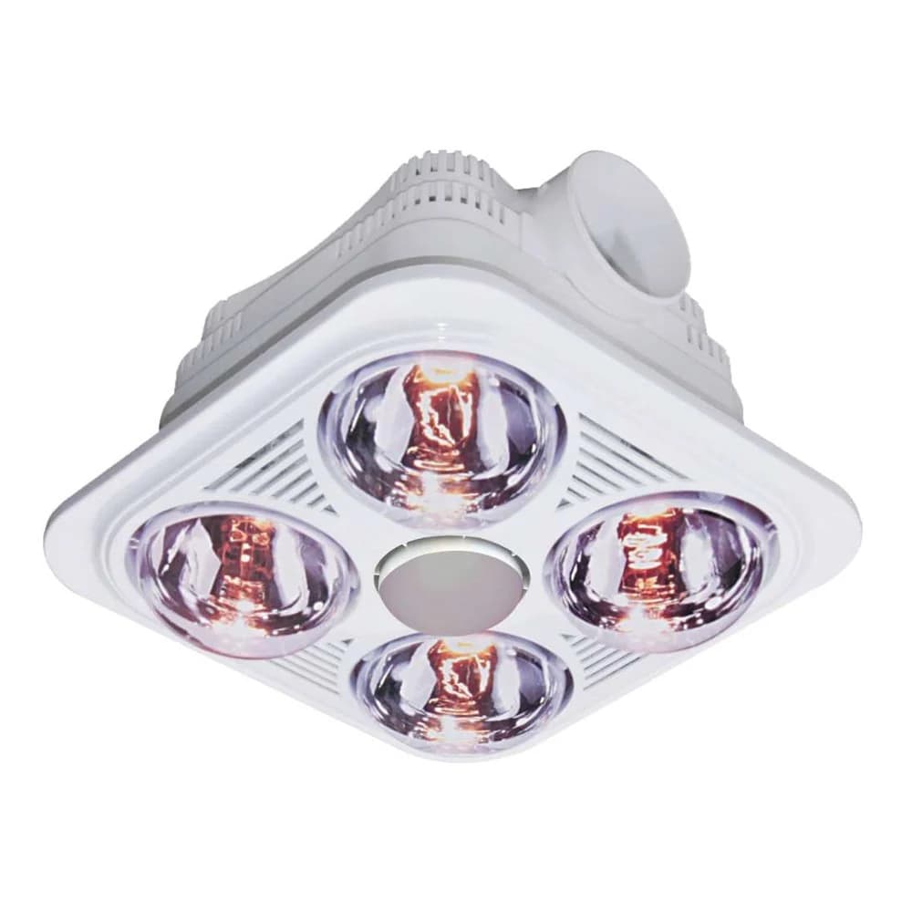 WACO 4 Light Ceiling Mount Bathroom Heater