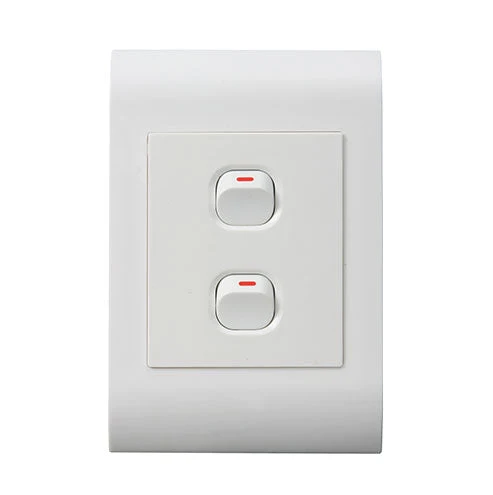 Lesco Pipelli 2 Lever 1-Way Light Switch 4x2