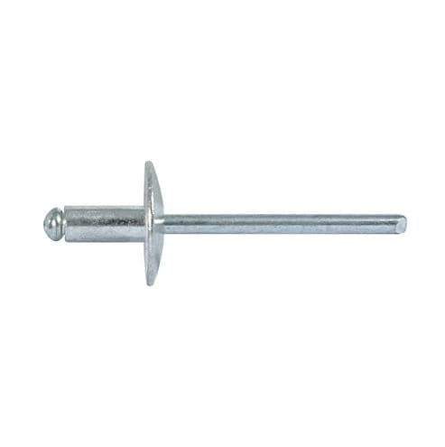 Ruwag Blind Rivet L/Flange 4.8 x 24mm (100)